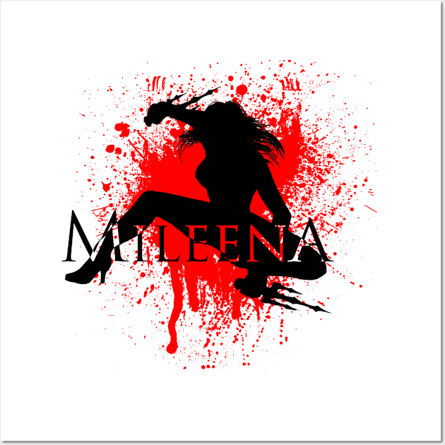 Bloody Mileena Wall Art by xzaclee16